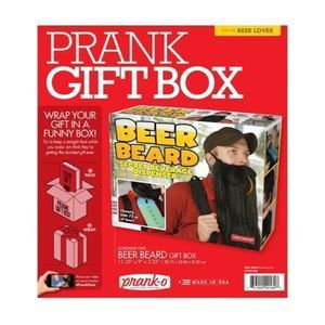 Prank Pack Funny Gag Joke Gift Box Beer Beard